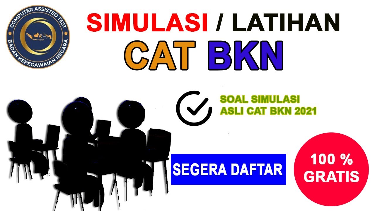 Cara Mengikuti Simulasi CAT BKN 2021 Gratis || Test SKD CPNS TWK TIU ...