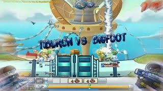 ◄ Gunbound Latino ► Tiburón vs Bigfoot