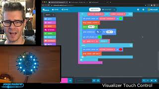 MakeCode Minute: Mine Sweep prototype @adafruit @johnedgarpark #adafruit @MSMakeCode #makecode