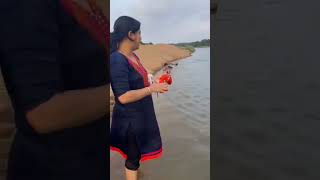 🌊😍ഭാരതപ്പുഴയിൽ കുളിക്കാനിറങ്ങിയ vlog + തിന്നൽ🤟🤩