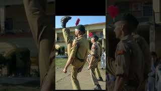 ncc cadet drill  ## best cadet sout # samne se Taj chal #shorts //jai hind