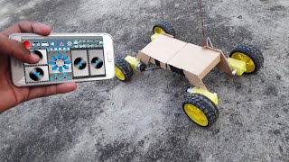 Build a RC CAR 4WD| Homemade rc car| Amazing Diy! How Make RC Monster Truck 4x4 Car To At Home