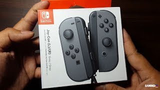 Joy-Con (L)/(R) Gray for Nintendo Switch Unboxing