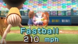 Wii Sports, but the pitches are very fast... (REATTEMPT)
