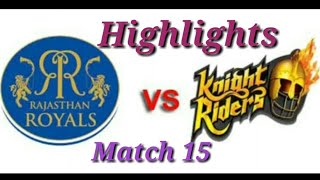 Vivo IPL 2018 Match 15 Highlights | KKR vs RR Match Highlights