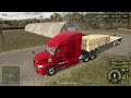 testing out one of the new trailers fs 25 trucking empire