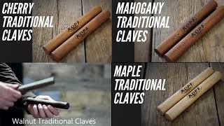 Comparing the Kopf Percussion® Traditional Claves