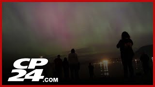 Northern lights light up the sky across Canada