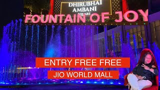 Fountain Of Joy |Jio World Centre |Dhirubhai Ambani Square |Mumbai's Newest Attraction |BKC Mall