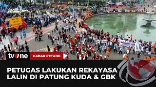 Rekayasa Lalu Lintas di Jakarta saat Aksi Hari Buruh | Kabar Petang tvOne