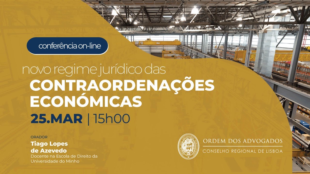 Novo Regime Jurídico Das Contraordenações Económicas - YouTube