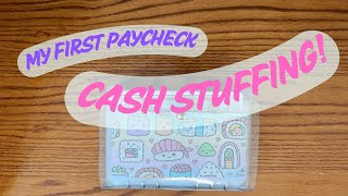 1st Paycheck Cash Stuffing Saving Challenges #savingchallenges