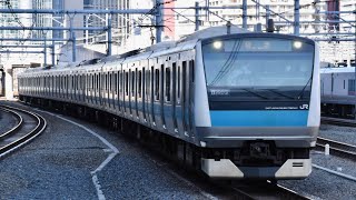 【TK入場回送】E233系1000番台さいたま車　高輪ゲートウェイ駅通過