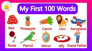 My First 100 Words in English for Kids and Children|Tamilarasi English VocabularyLearning