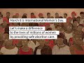 unsafe abortion a forgotten emergency iwd19