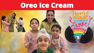 Oreo Ice Cream - Home Made - DIY Oreo Ice Cream | RS 1313 VLOGS | Ramneek Singh 1313