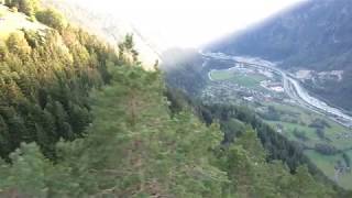 Luftseilbahn Silenen - Chilcherberge Bergfahrt - Cable Car Switzerland