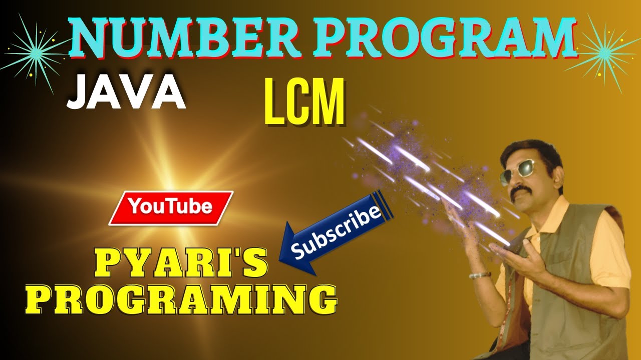 Java Lcm Program Find Out Lowest Common Multiple Using Java Youtube