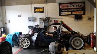 Tube chassis Honda CRX with Audi 4.2L V8 at EFI Parts