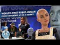 World's first robot-human press conference at UN AI summit | Dt Next