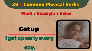 39 + English phrasal verb | Common English words | Daily verbs in English