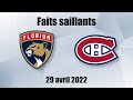 Panthers vs Canadiens - Faits saillants - 29 avril 2022