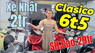 Xe Nhật 2tr SH150 Ý 29tr Mio 6t5 Tay ga hãng 5t5 Vespa S góp 0 đồng ở xe cũ Đăng Khôi Bình Dương