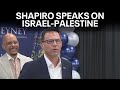 Josh Shapiro speaks on Israel-Palestine, views on two-state solution