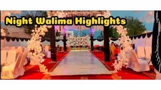 Beautiful Night Walima Highlights |Outdoor Walima Setup |Al-Hafiz Catering \u0026 Event Management