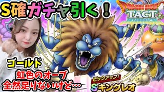 【ドラクエタクト】キングレオS確定ガチャ引く！虹色のオーブとゴールドが足らない問題… 魔獣フェスティバル！【DQタクト】