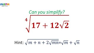 Can you simplify this radical expression? #maths #challenge