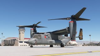 Livestream first look (for me) at the Miltech Bell/Boeing MV-22B Osprey in Flight Simulator