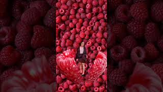 satisfying raspberry fruit girl#short #trending #viralvideo #shortvideo #raspberryfruitgirl