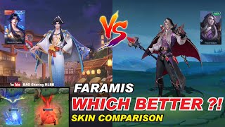 FARAMIS Summer Sparks VS Elite Royal Magus Skin Comparison | MLBB New Skin