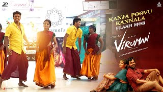 Viruman - Kanja Poovu Kannala Flash Mob | Karthi, Aditi Shankar | Yuvan Shankar Raja