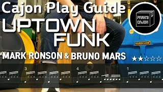 4비트, 8비트,16비트, 카혼 기본 리듬의 집합체 업타운 펑크 마스터하기! UPTOWN FUNK - MARK RONSON \u0026 BRUNO MARS