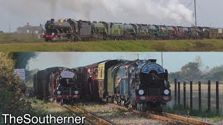 Multi-headers, Non-stops, & Parallel runs | Romney, Hythe & Dymchurch Railway 2019-2024