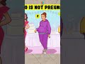 Who is Not Pregnant? 🤰 | Riddle of the Day |#shorts  #Riddles #Quiz #Enigmas #Genius #Gaming #Brain