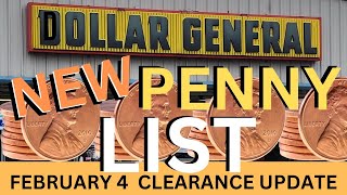 Dollar General New Penny List Clearance Update For February 4 2025