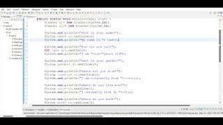 Java Class 2 Assignment