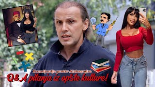 Q\u0026A Pitanja iz opšte kulture- Aleksandra VS Karadjordje! Ona to ne zna?? 😳😩