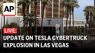 LIVE: Press conference on Tesla Cybertruck explosion in Las Vegas