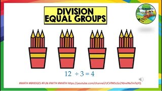Division as equal grouping #mathlessons #division #