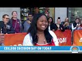 college bound students reveal their school picks live on today