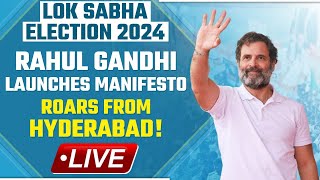 Lok Sabha Election 2024 Rahul Gandhi Released Congress Manifesto ...