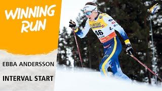 Ebba Andersson ends season drought in style | FIS Cross Country World Cup 24-25