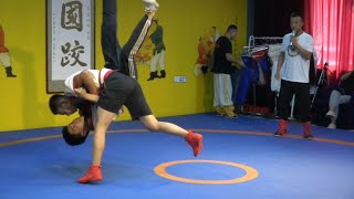 Chinese wrestling天津摔跤，慢动作真的很不一样，怪不得那么多人想看慢回放