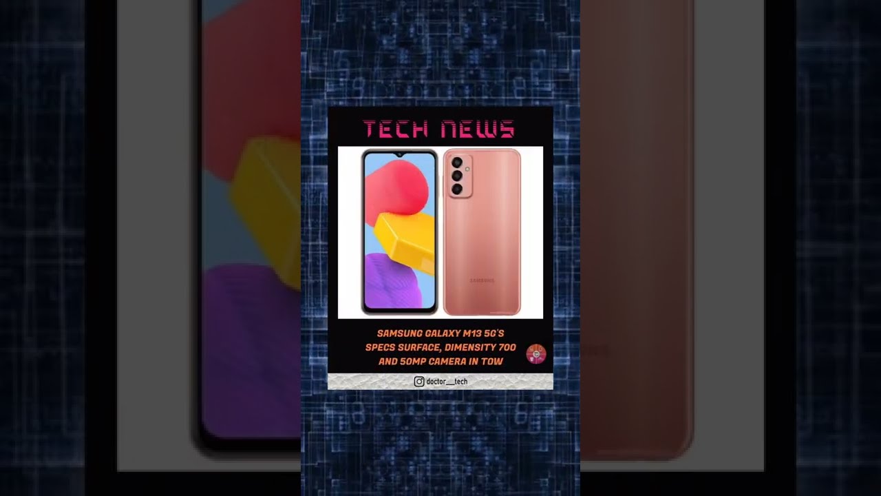 Tech News #6 - 22 June, 2022 Source: Gsmarena #drtech #technews - YouTube