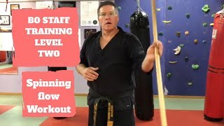 Bo staff training tutorial and workout for speed, power, and better coordination