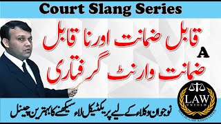 Slang : Practical Explanation of Bailable \u0026 Non Bailable Warrant Urdu/Hindi